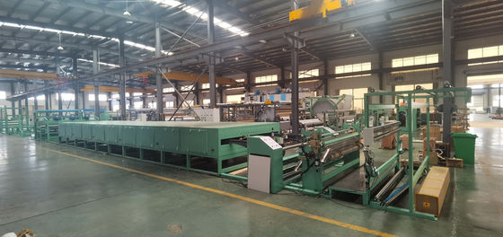 120KW Anti Slip Non Slip Backing Coral Fleece Mat Coating Machine per la fabbricazione di tappeti