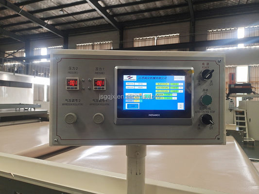 Laminatore automatico a pianta piatta con doppia cinghia in PTFE e zona di riscaldamento/raffreddamento