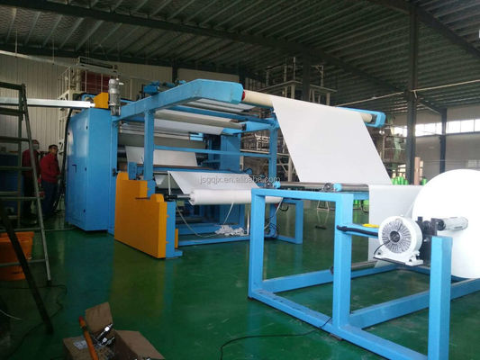 Larghezza 3600mm Curtain Hot Melt Glue Laminating Machine con controllo PLC facile da usare