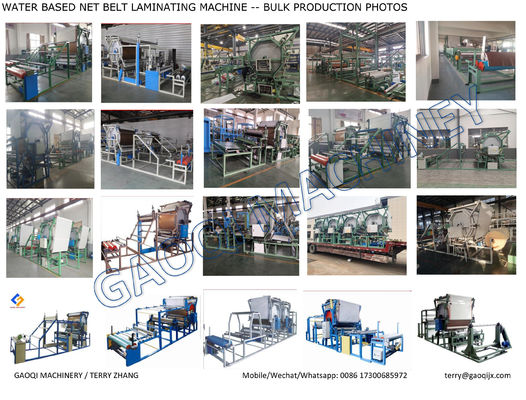 1-45m/min 2022 Macchina automatica per la laminazione di colla a base d'acqua con nastro netto per rotoli di moquette