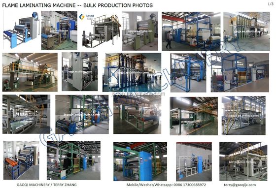 Macchina di laminazione a fiamma per tappeti 5-45M/MIN Velocità Servizio post-vendita fornito online