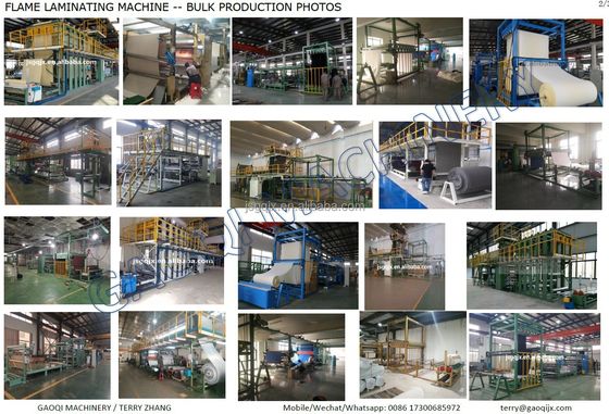 Macchina di laminazione a fiamma per tappeti 5-45M/MIN Velocità Servizio post-vendita fornito online