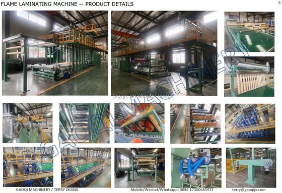 Macchina di laminazione a fiamma per tappeti 5-45M/MIN Velocità Servizio post-vendita fornito online