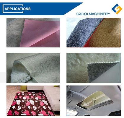 Laminatore automatico a base d'acqua a rullo a 380V personalizzabile per macchina per la fabbricazione di tappeti