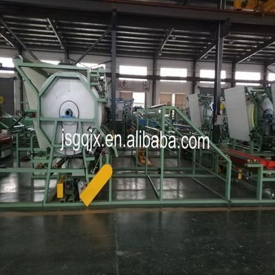 Velocità di produzione 5-45m/min Macchina per la laminazione di spugna di tessuto per la fabbricazione di imbottiture per tappeti