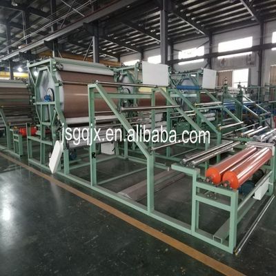 Velocità di produzione 5-45m/min Macchina per la laminazione di spugna di tessuto per la fabbricazione di imbottiture per tappeti