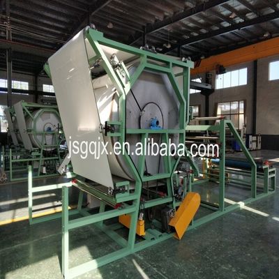Velocità di produzione 5-45m/min Macchina per la laminazione di spugna di tessuto per la fabbricazione di imbottiture per tappeti