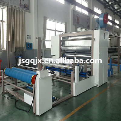 Macchina di laminazione a tre in una per prodotti non tessuti e pelli artificiali